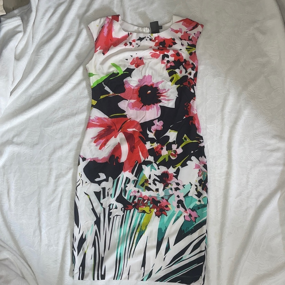 Flowered colorful dress
